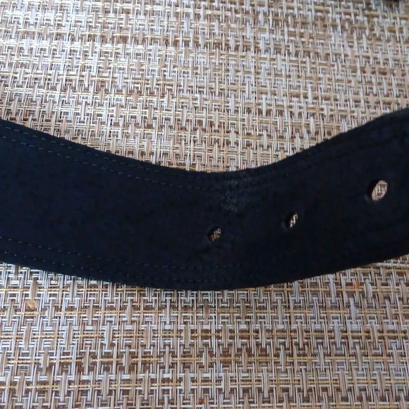 EUC.Black Combo,Black Leather and Black Suade Belt - Picture 6 of 10